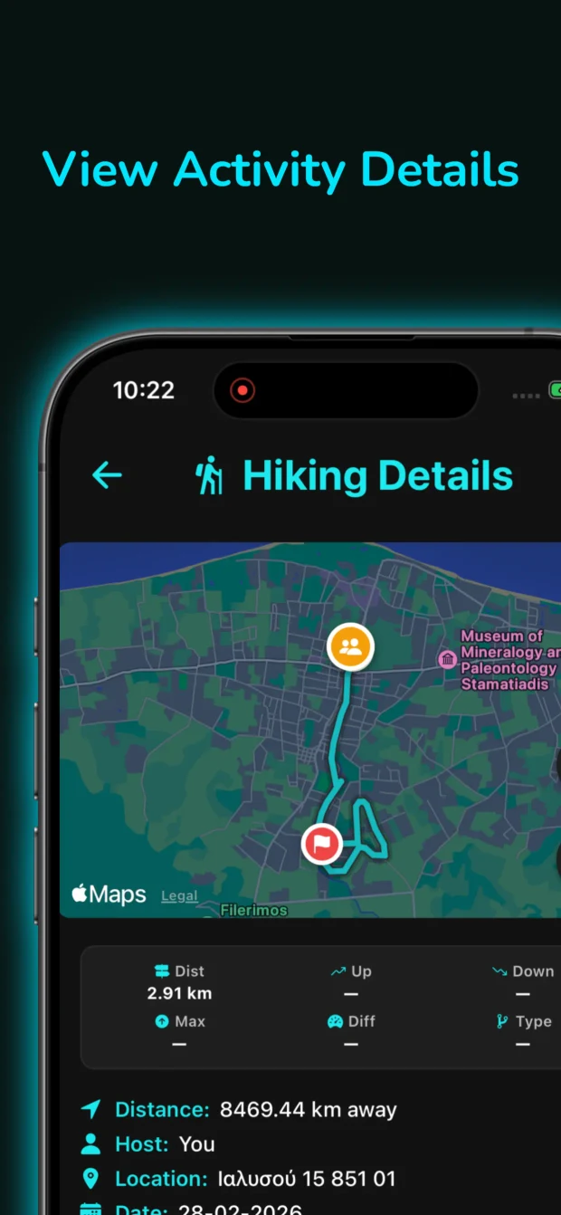 SportsPal: view activity details and routes
